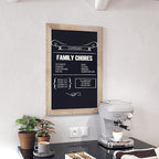 HBCY Creations 20" X 30" Weathered Lightwash Solid Wood Frame Wall Chalkboard, Magnetic Surface, Home Décor, Restaurant & Café Menus, Blackboard, Includes Chalk, Eraser & Hanging Hardware