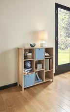 ClosetMaid 9-Cube Premium Adjustable Storage Organizer, Weathered Oak