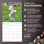 MICASA PRESS Maltese 2026 Wall Calendar 12 Month | 12" x 24" Open | Thick & Sturdy Paper | Holiday Gift | Cute Puppy Dog Calendar 2026