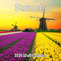 2026 Sunsets Monthly Wall Calendar | Travel Calendar 2025-2026
