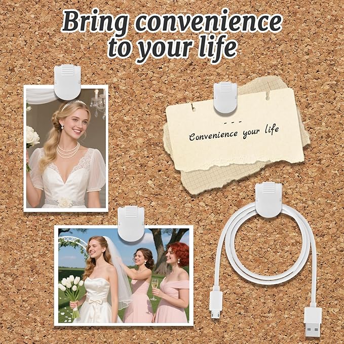 MveLwodx 25 Pcs White Cubicle Clips for Fabric Walls, Cubicle Hooks Cubical Office Accessories for Works, Cork Board Fabric Clips for Hanging Desk Organization Picture Note Memo Office Photos Wall