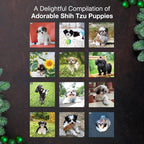 MICASA PRESS Shih Tzu Puppies 2026 Mini Wall Calendar 12 Month | 7" x 14" Open | Thick & Sturdy Paper | Holiday Gift | Cute Puppy Dog Calendar 2026