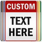 Custom Sign, Custom Sign for Business, Indoor/Outdoor use. 24x30 Inches, 3M EGP Reflective, Rust Free .080 Aluminum, Fade Resistant, Made in USA by My Sign Center (Header)