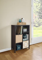 ClosetMaid 16055 Premium Adjustable 6-Cube Organizer, Black Walnut