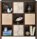 ClosetMaid 16057 Premium Adjustable 9-Cube Organizer, Dark Chestnut