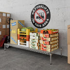 Regal Altair 21" Deep x 60" Wide x 8" Height Wire Shelving Kit | 1-Tier | NSF Commercial Storage Rack Unit