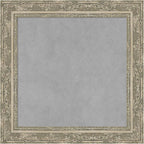 Amanti Art Silver Framed Magnetic Board 20x20 Small Vision Board for use with Magnets, 100% Metal Sheet to Display Items as Office Decor or for Home Organization in mudroom, Kitchen or Kids Room