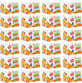 24 Pcs Privacy Boards for Student Desks Bright Colored Classroom Desk Divider Trifold Table Desk Privacy Panel Folders Screen Partition for School Teacher Student Study Test Home(Clock)
