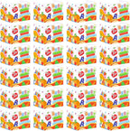 24 Pcs Privacy Boards for Student Desks Bright Colored Classroom Desk Divider Trifold Table Desk Privacy Panel Folders Screen Partition for School Teacher Student Study Test Home(Clock)