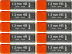 Bild Premium 1.3 mm Mechanical Pencil Lead Refills HB #2 (HB Mega, 1.3 mm)