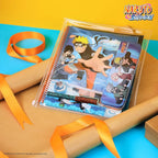 Naruto Stationery Set with Colouring Pencils Tin Pencil Case Childrens Notebooks Bumper Stationery Pack Anime Stationery Set School Supplies Anime Gifts for Boys