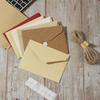Tuhangcc Stationery Writing Paper and Envelopes Set with Jute Rope 4 X 6 for Writing Letter, (20 Best Paper with 10 Heavyweight envelopes),by Better Gift Office Products (Grey)