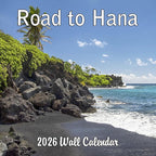 2026 Road to Hana Maui Hawaii Monthly Wall Calendar | Travel Calendar 2025-2026