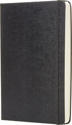 Amazon Basics Daily Planner and Journal, Hard Cover, 5.8" x 8.25", Black