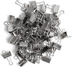 U Brands Binder Clips, Medium, Silver, 72 Count