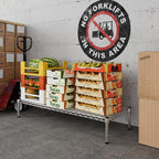 Regal Altair 18" Deep x 48" Wide x 8" Height Wire Shelving Kit | 1-Tier | NSF Commercial Storage Rack Unit