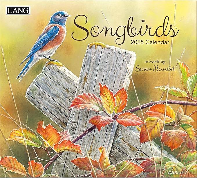 Lang, Songbirds by Susan Bourdet 2025 Wall Calendar
