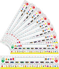 Carson Dellosa Education 36PC Traditional Manuscript Name Plate for Desk, Tags, Nametags with Alphabet & Number Line, Colors, Shapes & More Classroom Essentials, School Labels for Desk Decor