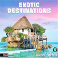 RED EMBER Exotic Destinations 2026 Wall Calendar 12 Month | 12" x 24" Open | Thick & Sturdy Paper | Holiday Gift | World Travel Calendar 2026