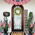 Home Sweet Home Sign for Front Door, Wood Rustic Front Porch Décor, Farmhouse Porch Sign Decorations, Outdoor Signs for Porch, Indoor Outdoor Decorations, Vertical 6ft