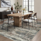 GENIMO Rugs for Bedroom-Washable 6x9 Area Rugs Lightweight Low Pile, Modern Printed Non-Slip Carpet for Living Room, Playroom, Dining Room, Office, Mystic Forest