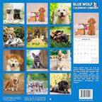 2026 Puppies Monthly Wall Calendar | Cute Dogs Calendar September 2025 - December 2026