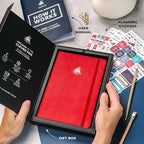 Clever Fox Ultimate Achiever’s Goal Planner - Focus & Productivity 90 Day Journal. Undated Daily Weekly Monthly Planner Organizer & Hourly Schedule Notebook - Hardcover, A5 Size, Ruby Red