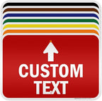 Custom Arrow,Custom Directional Sign, Up Arrow,12x18 Inches, 3M EGP Reflective, Rust Free .063 Aluminum, Fade Resistant, Made in USA by My Sign Center