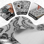 ALIUNI Drawer and Shelf Liner, Non-Slip Kitchen Cabinet Liners Non-Adhesive Thick Strong Grip Waterproof Washable Mats Protect Dresser Shelves Cupboard Bathroom Cabinets, Boho: Floral, 24 in X 10 FT