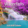 2026 Waterfalls Monthly Wall Calendar | Travel Calendar 2025-2026