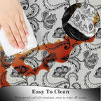 ALIUNI Drawer and Shelf Liner, Non-Slip Kitchen Cabinet Liners Non-Adhesive Thick Strong Grip Waterproof Washable Mats Protect Dresser Shelves Cupboard Bathroom Cabinets, Boho: Floral, 12 in X 10 FT