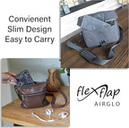 Airplane Travel Essentials for Flying Flex Flap Cell Phone Holder & Flexible Tablet Stand for Desk, Bed, Treadmill, Home & in-Flight Airplane Travel Accessories - Travel Must Haves Cool Gadgets
