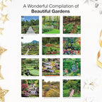RED EMBER Gardens 2026 Wall Calendar 12 Month | 12" x 24" Open | Thick & Sturdy Paper | Holiday Gift | Nature Calendar 2026