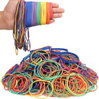 HAIDIBAO Rubber Bands Assorted Sizes 0.5lbs Multicolor Elastic Bands for Office supplies size:#16,#18,#19,#32,#33,#64,#117A