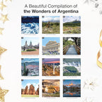RED EMBER Argentina 2026 Wall Calendar 12 Month | 12" x 24" Open | Thick & Sturdy Paper | Holiday Gift | Travel Calendar 2026