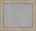 Amanti Art Silver Framed Magnetic Board 26x30 Medium Vision Board for use with Magnets, 100% Metal Sheet to Display Items as Office Decor or for Home Organization in mudroom, Kitchen or Kids Room