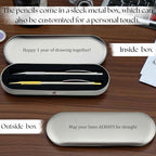 ELMA VADA STUDIO Custom Engraved Mechanical Pencil Set – Personalized 0.7mm & 2.0mm Refillable Drafting Tools – Gift for Architects, Engineers, Students, Designers, Graduation (Pencils Set Engraved)
