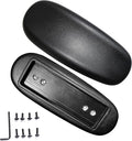 MySit Office Chair Armrest Replacement Arm Pads Universal 4" or 5.5" Mounting Hole (Set of 2) Black