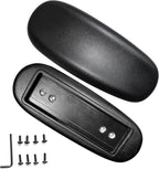 MySit Office Chair Armrest Replacement Arm Pads Universal 4" or 5.5" Mounting Hole (Set of 2) Black