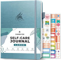 Clever Fox Self-Care Journal – Wellness & Daily Reflection Notebook – Mental Health & Personal Development – Self-Care, Meditation & Mood Journal for Women & Men – Large (Aquamarine)
