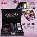 Disney Stitch Stationery Supplies Set Notebook Pencil Case & Ballpoint Pens or Notepad Coloring Pencils & Accessories for Home or Office