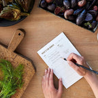 Meal Planning Notepad - What's for Dinner Weekly Meal Planner and Grocery List Magnet Pad with Tear-Off Shopping List - Family Dinner Menu for Fridge & Meal Prep - 6x9” - 50 Sheets