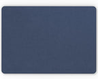 Nekmit Leather Desk Blotter Pad 17 x 12 Inches, Flat, Non-Slip, Waterproof, Blue