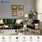 Reverbeon 6 PCS Acoustic Panels, 23.6x23.6 Inch Sound Absorbing Panels, Decorative Acoustic Wall Panels for Recording and Home Studio, Office with Double-Sided Adhesive Tape