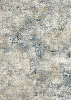 GENIMO Washable Area Rugs for Living Room, 10x12 Modern Non Slip Rugs, Low Pile Lightweight Soft Print Rug for Bedroom, Dining Room, Home Office, Blue Grey Beige
