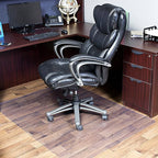 Dimex 46"x 60" Clear Rectangle Office Chair Mat For Hard Floors (1532630), 46" X 60"