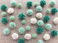 24Pcs Decorative Pushpins,Cork Board Tacks,Bulletin Board Tacks,Thumb Tack Decorative for CorkBoard, Office Organization or Home, Green