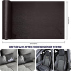 Leather Repair Patch Tape Kit, Self Adhesive Leather Repair for Furniture, Couch, Sofa, Car Seats,Office Chair,Vinyl Repair Kit.30inx16in