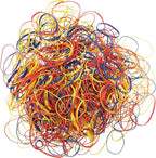 Amazon Basics Assorted Size and Color Rubber Bands, 0.5 lb.