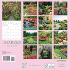 Graphique 2026 In the Garden Mini Wall Calendar | 7” x 7” | Thick Paper | Home & Office Organizer | Large Monthly Grid | 3 Languages & Marked Holidays | 4 Month Preview Page for 2027